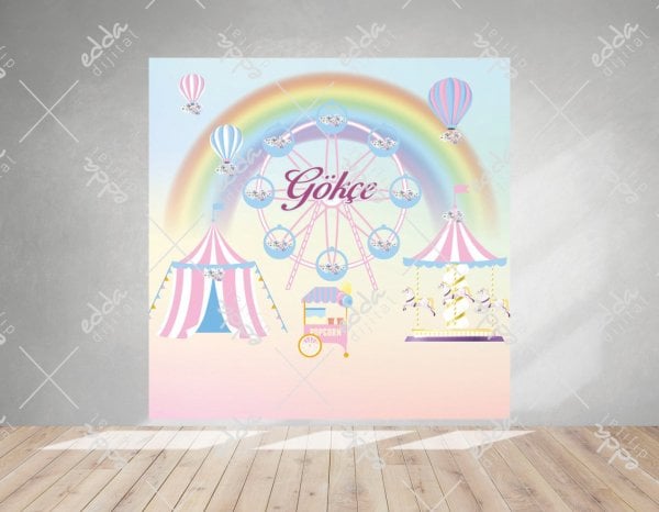 Doğum Günü Afişi Özel Tasarım Atlı Karınca