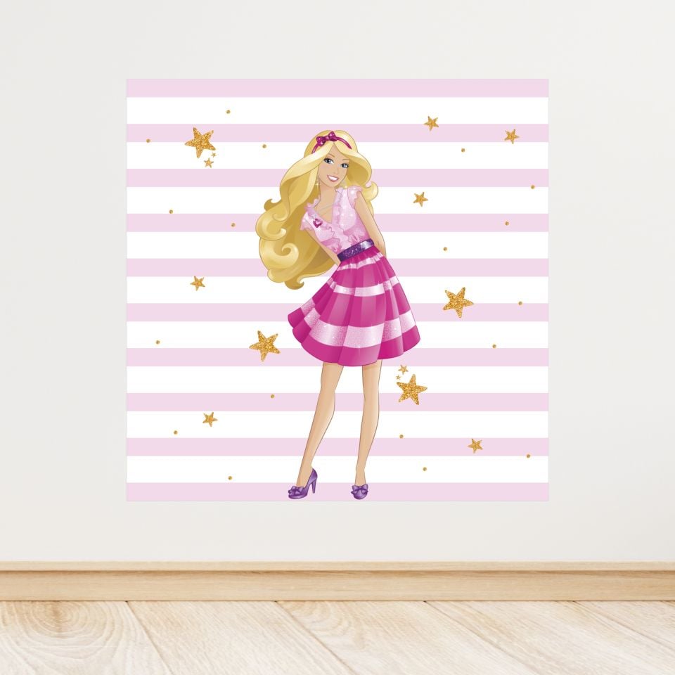 Barbie Temalı Doğum Günü Afişi