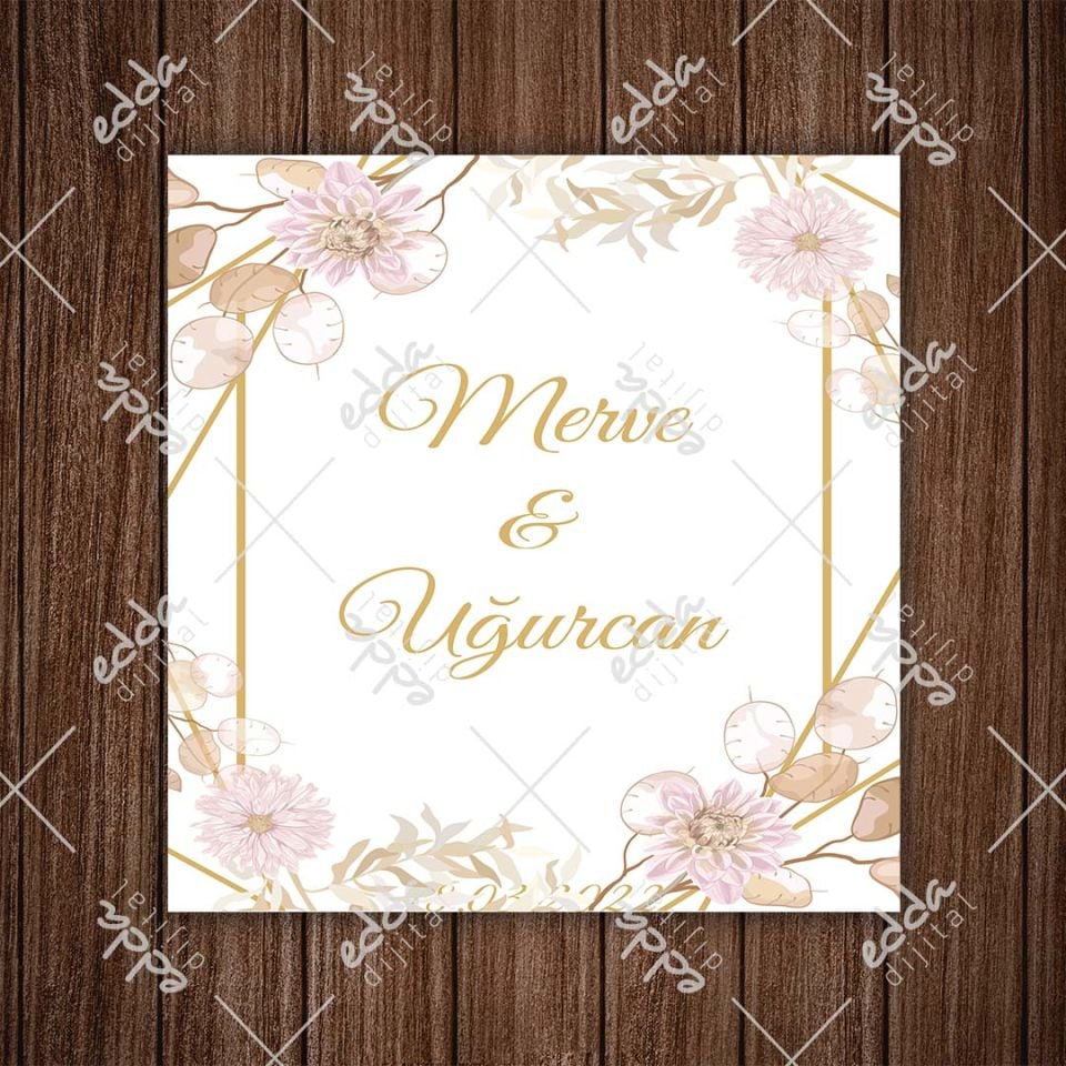 Çiçek Desenli Dans Pisti Kaplaması