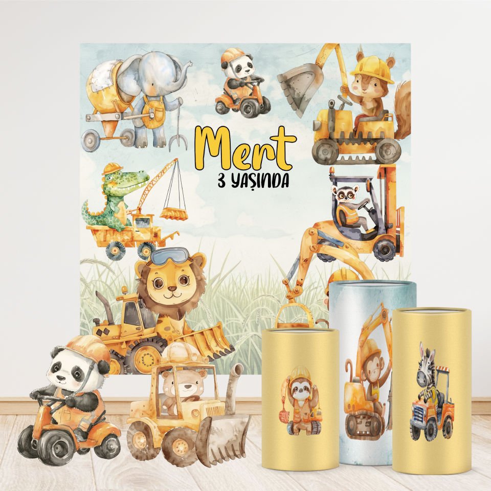 İnşaat Konseptli Efsane 2 Paket