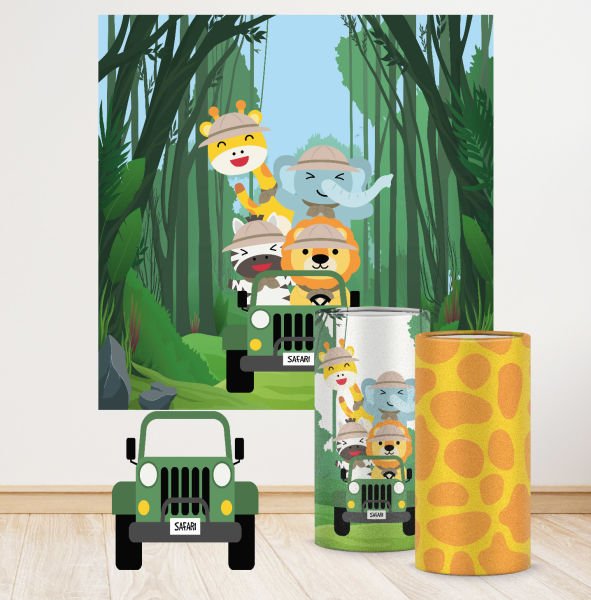 Baby Safari Teması Mega 4 Paket