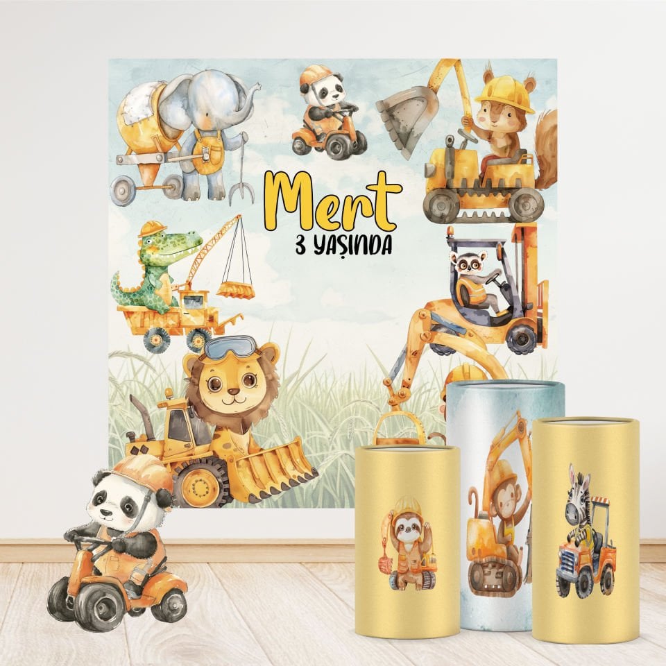 İnşaat Konseptli Mega 2 Paket