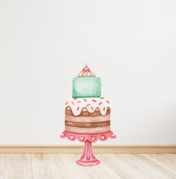 Cupcake Temalı Ayaklı Pano