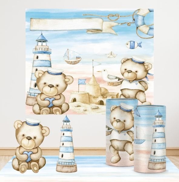 Denizci Ayıcık Konseptli Mini 1 Paket