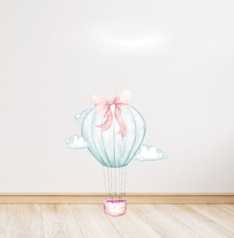 Uçan Balon Temalı Ayaklı Pano