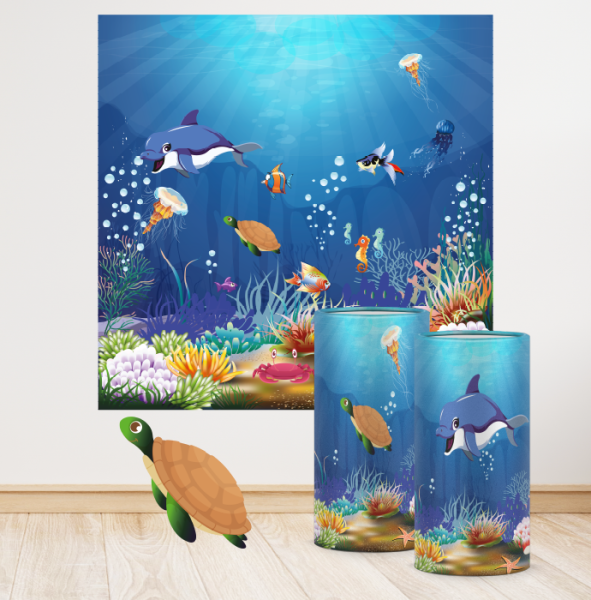 Denizaltı Konseptli Mega 4 Paket