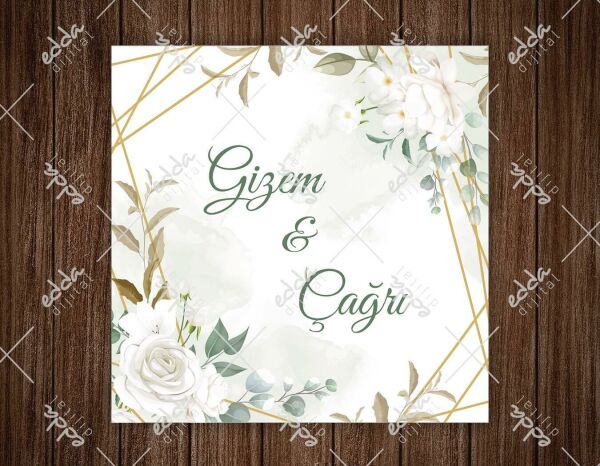 Papatya ve Gül Desenli Dans Pisti Kaplaması