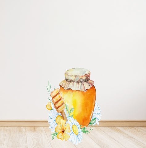 Bal Temalı Ayaklı Pano