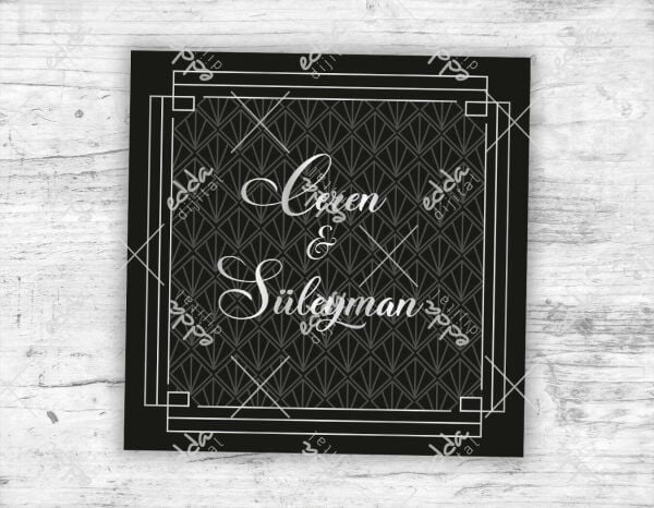 Siyah Karo Desenli Dans Pisti Kaplaması