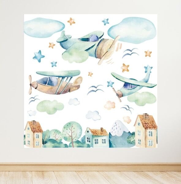 Pilot Temalı Doğum Günü Afişi