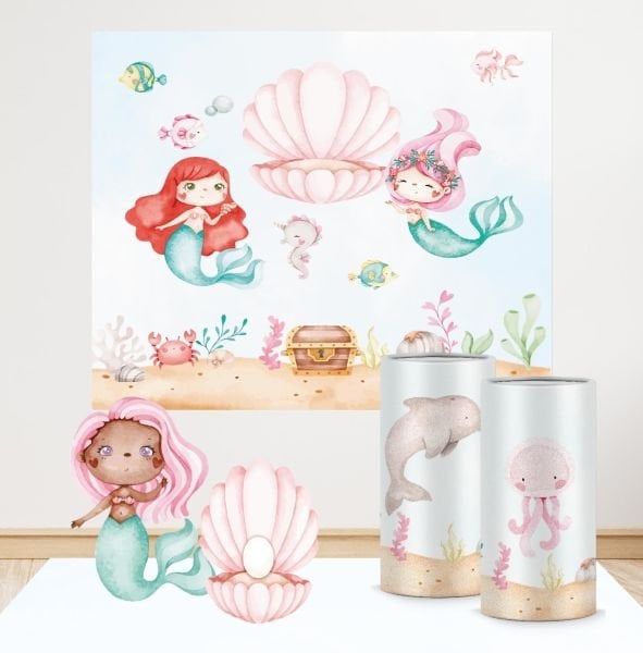 Deniz Kızı Konseptli Mini 1 Paket