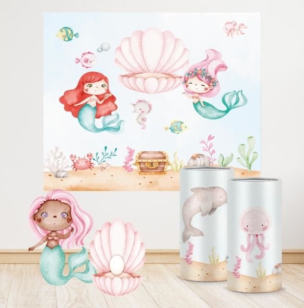 Deniz Kızı Konseptli Mini 2 Paket