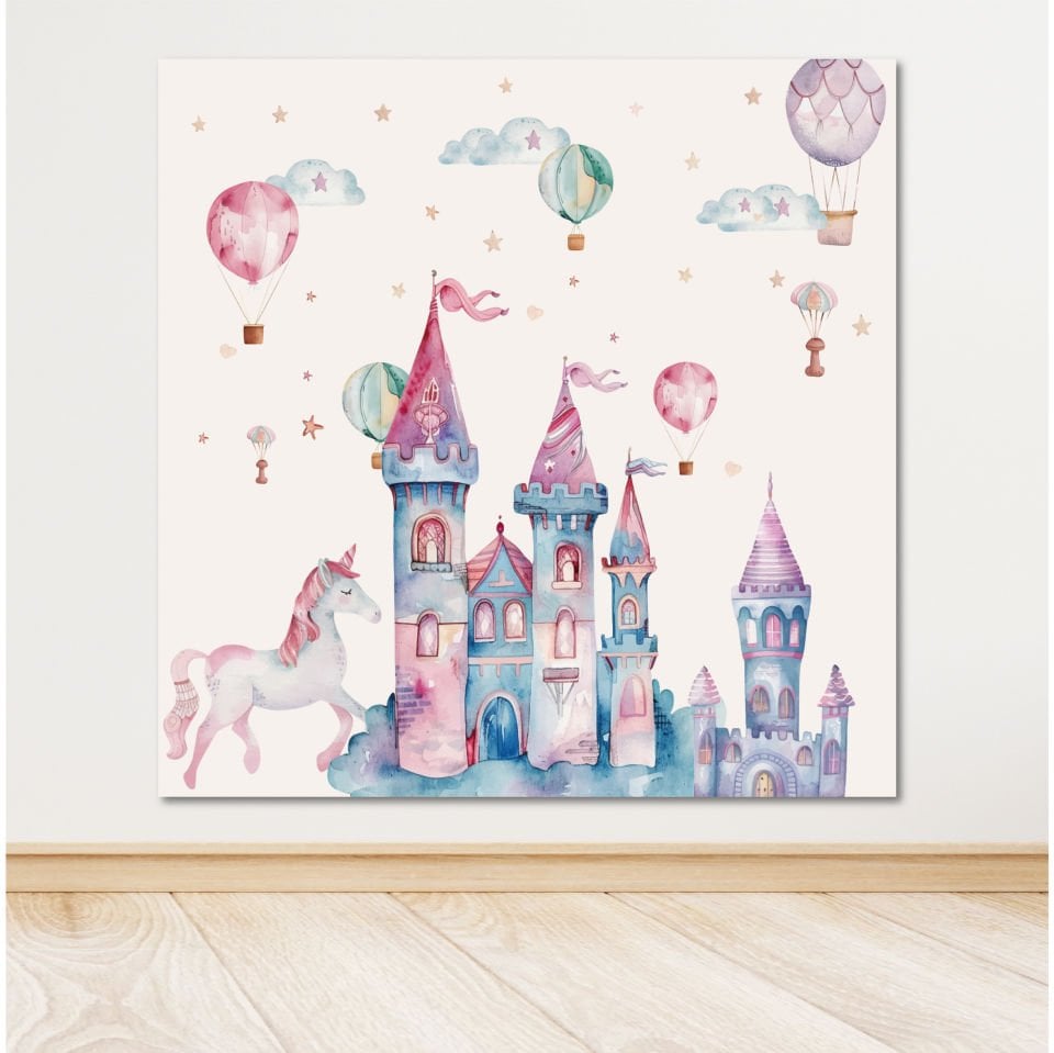 Uçan Balon Temalı Doğum Günü Afiş