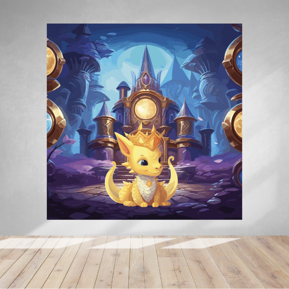 Dinozor Temalı Doğum Günü Afişi