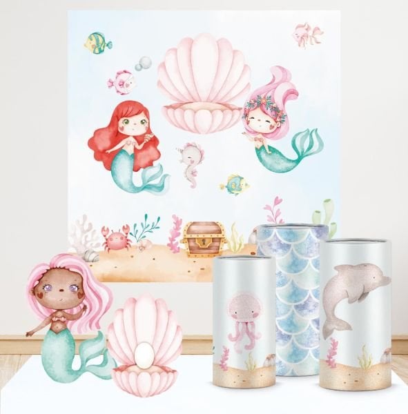 Deniz Kızı Konseptli Mega 3 Paket