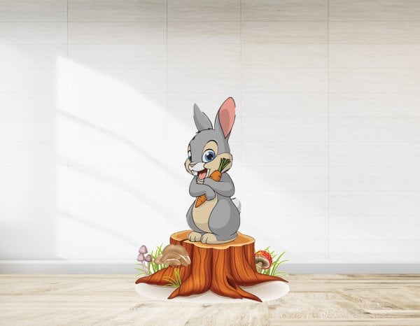 Tavşan Temalı Baby Shower İçin Ayaklı Pano