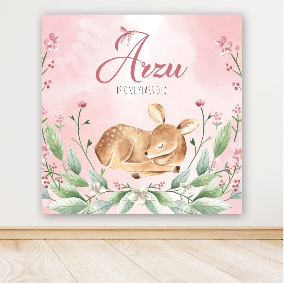 Ceylan Temalı Doğum Günü Afiş