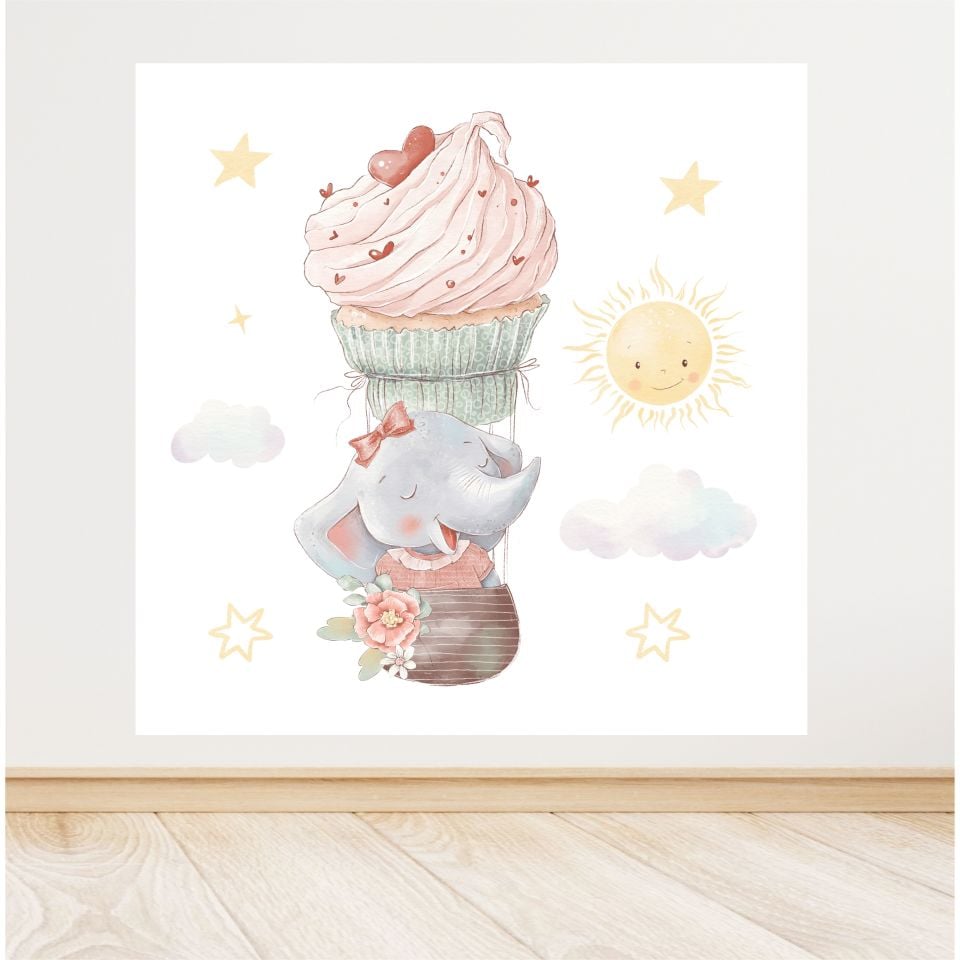 Safari Temalı Doğum Günü Afiş