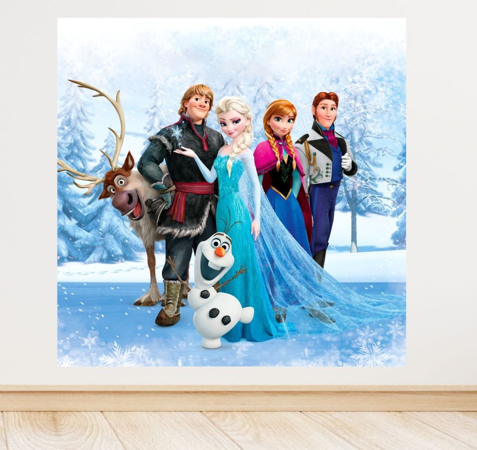 Elsa Temalı Doğum Günü Afiş