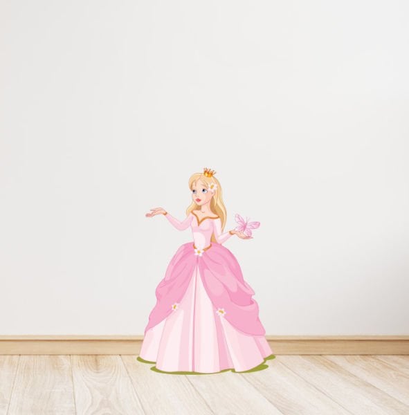 Prenses Temalı Ayaklı Pano