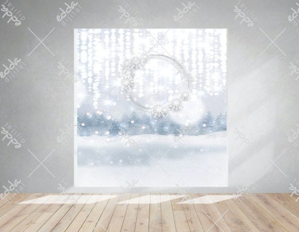 Kış Konsepti Doğum Günü Özel Tasarım  Afiş