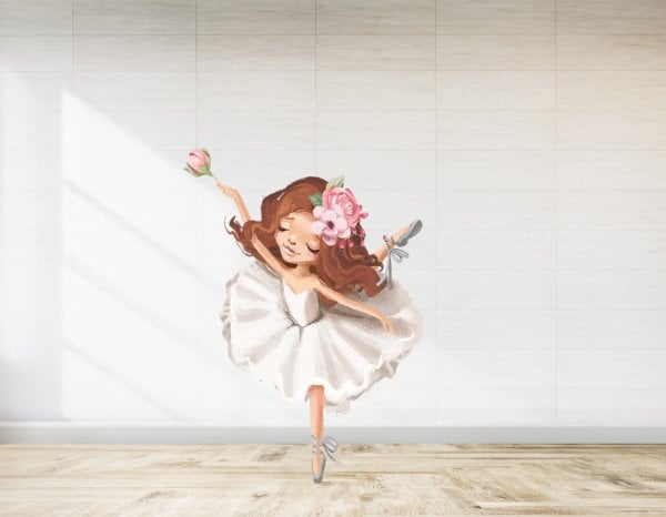 Balerin Temalı Ayaklı Pano