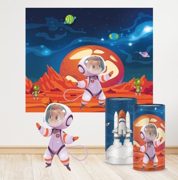 Uzay Konseptli Mini 3 Paket