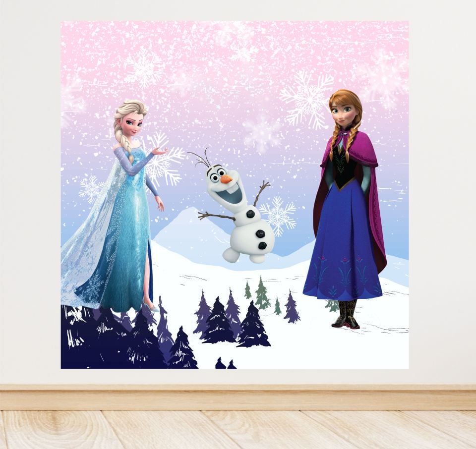 Elsa Temalı Doğum Günü Afiş