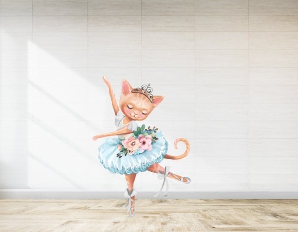 Balerin Temalı Ayaklı Pano