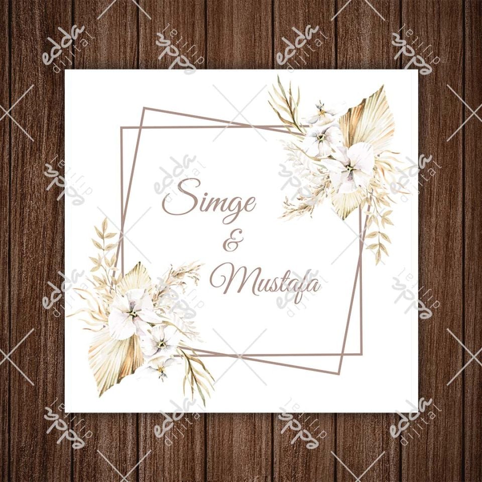 Çiçek Kare Desenli Dans Pisti Kaplaması