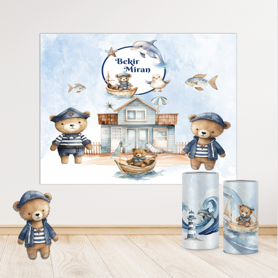 Denizci Konseptli Mini 3 Paket