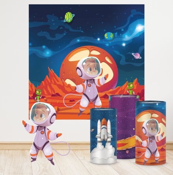 Uzay Konseptli Mega 2 Paket