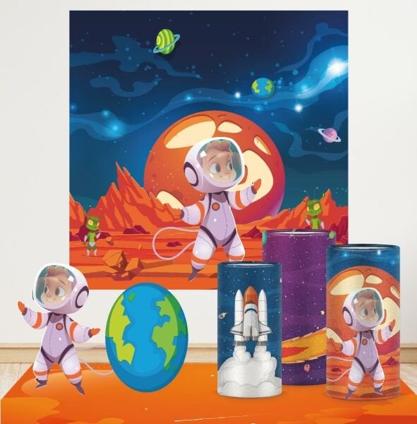 Uzay Konseptli Mega 3 Paket