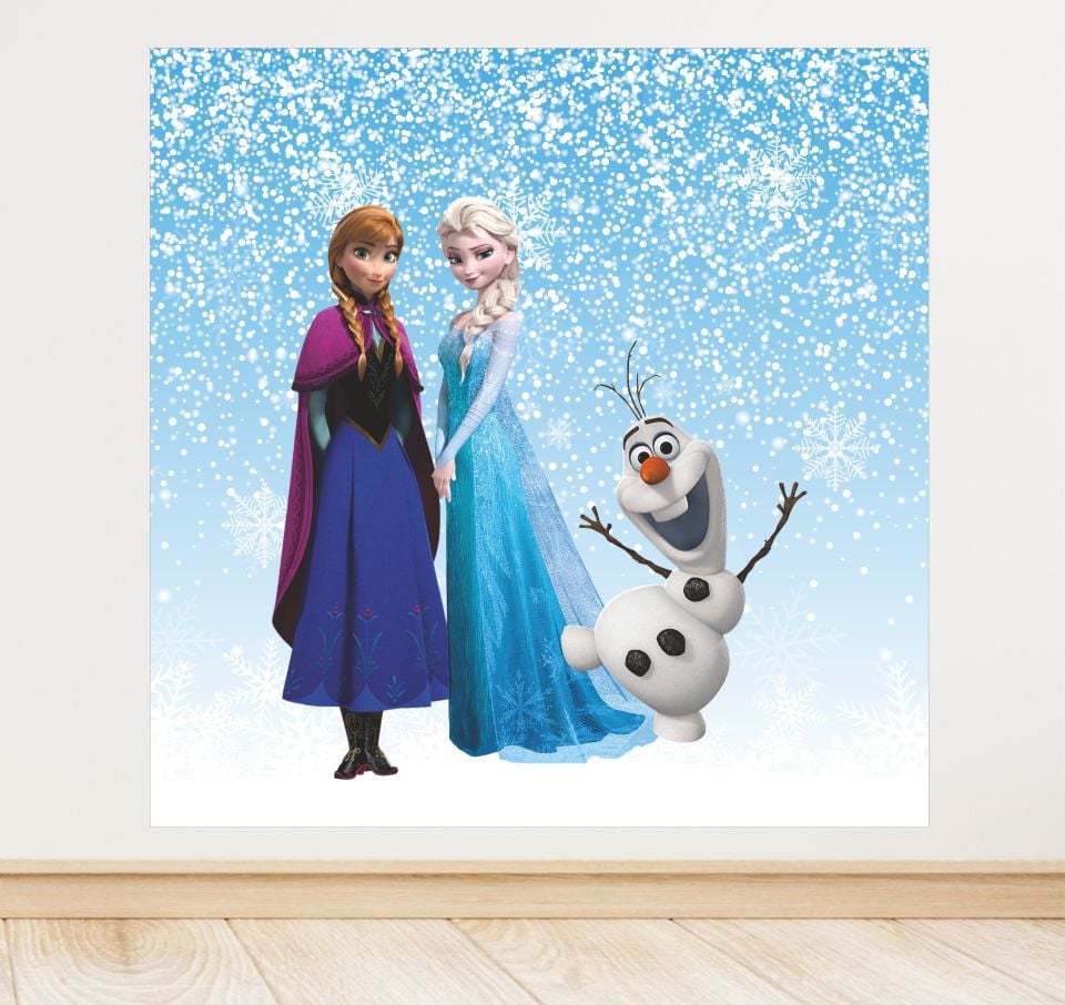 Elsa Temalı Doğum Günü Afiş