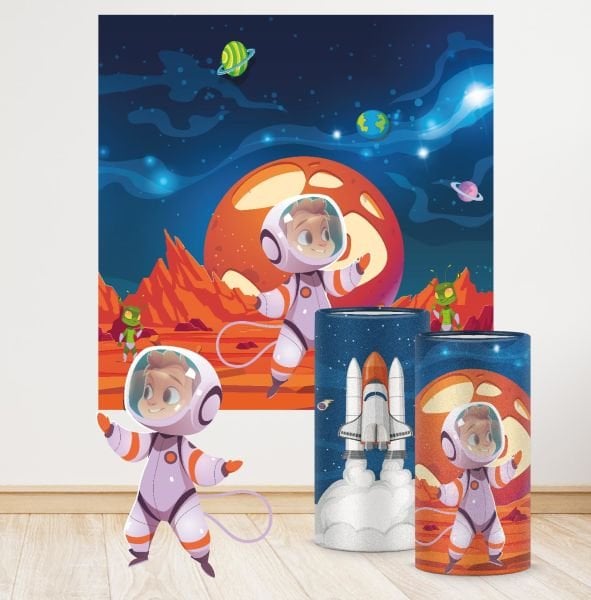 Uzay Konseptli Mega 4 Paket