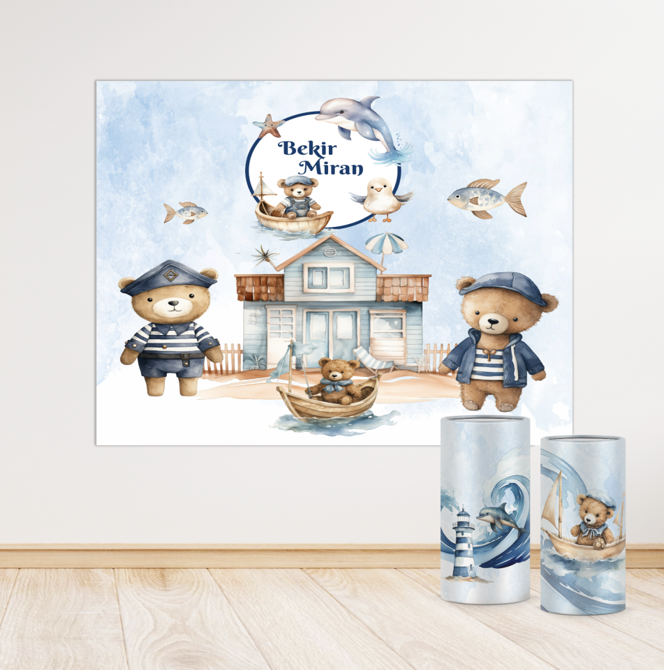 Denizci Konseptli Mini 4 Paket