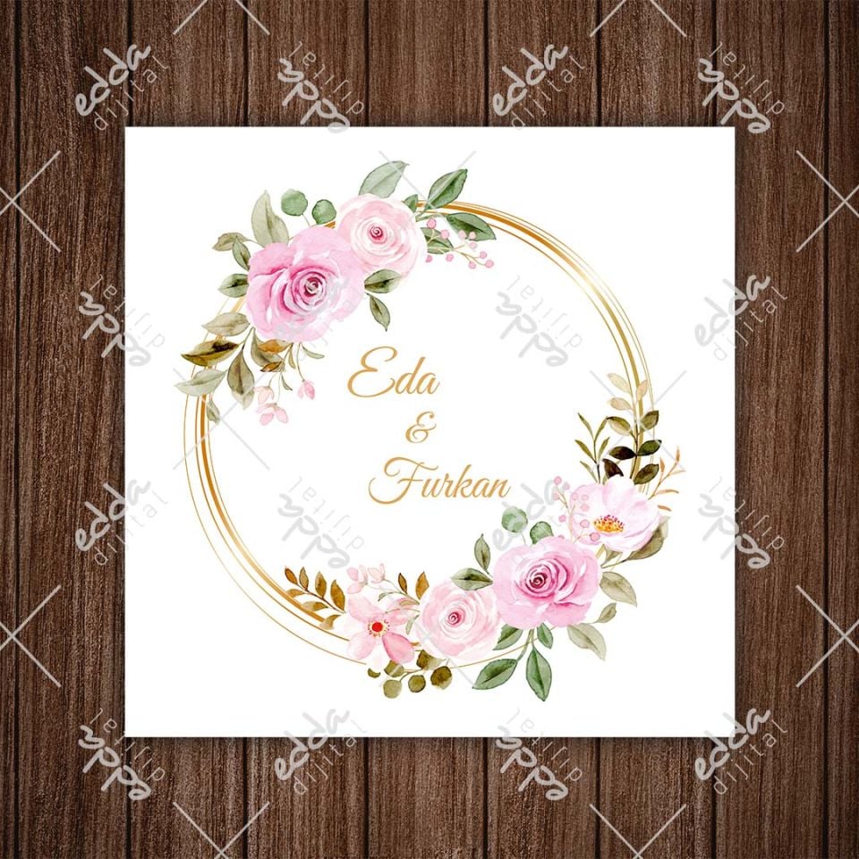 Çiçek  Desenli Dans Pisti Kaplaması