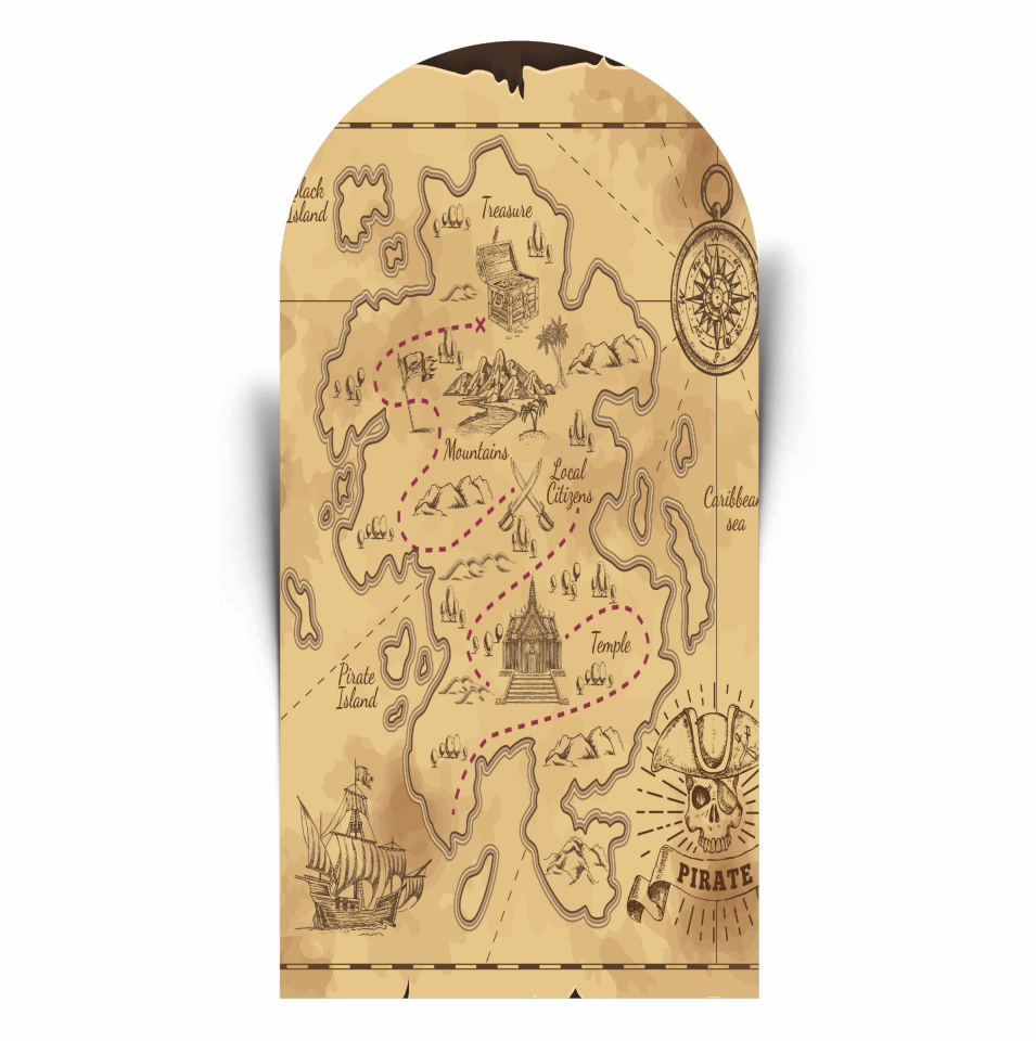 Edda Jumbo Tekli Pano - Harita