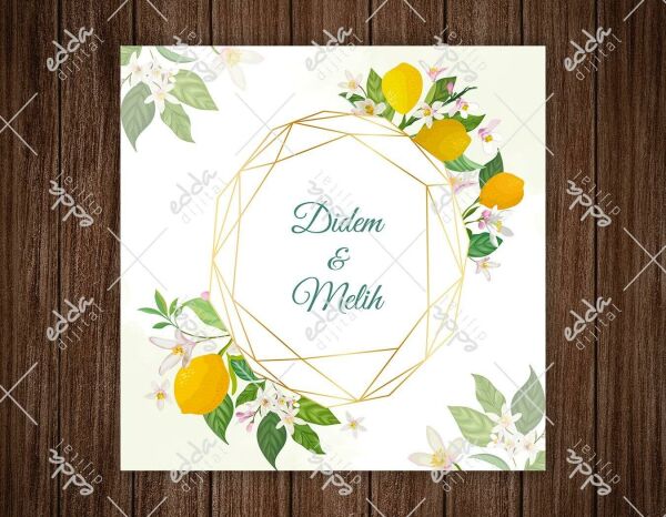 Limon Çiçeği Desenli Dans Pisti Kaplaması