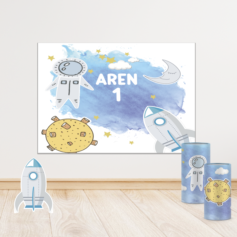 Uzay Konseptli Mini 3 Paket