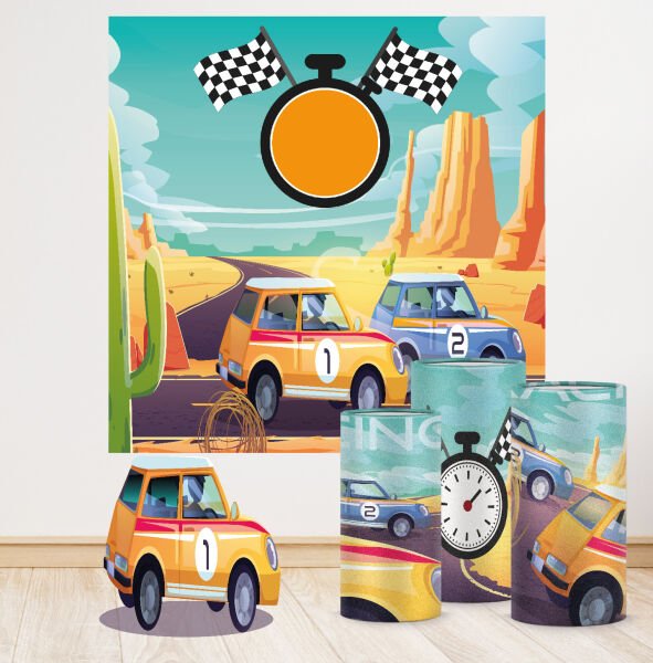 Yarış Araba Konseptli Mega 2 Paket