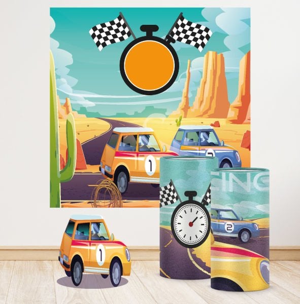 Yarış Araba Konseptli Mega 4 Paket