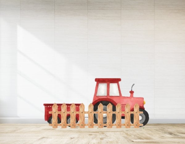 Çiftlik  Traktör Temalı  Ayaklı Pano