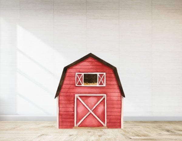 Çiftlik Hayvanları  Ev Temalı Ayaklı Pano