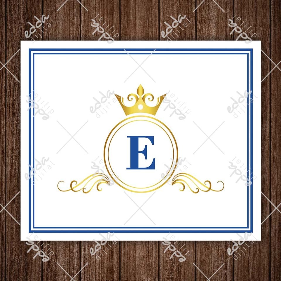 Altın Taç Çerceve Desenli Dans Pisti Kaplaması