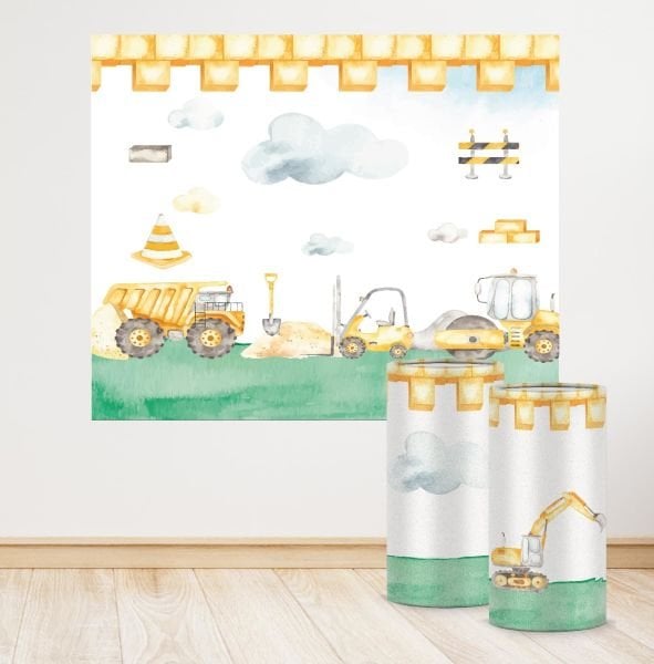 İnşaat Konseptli Mini 4 Paket