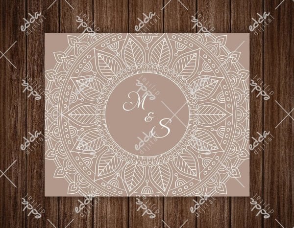 Gül Kurusu Rengi İşlemeli Dans Pisti Kaplaması