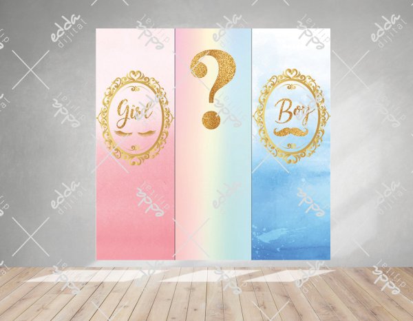 Baby Shower Temalı Afiş