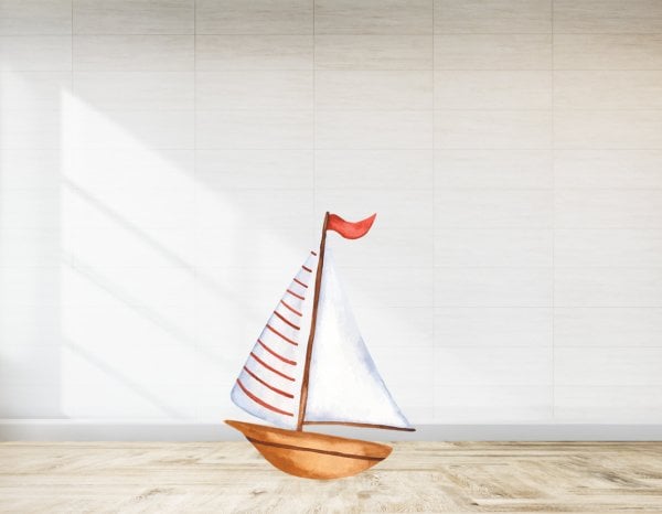 Denizci  Gemi Temalı Ayaklı Pano