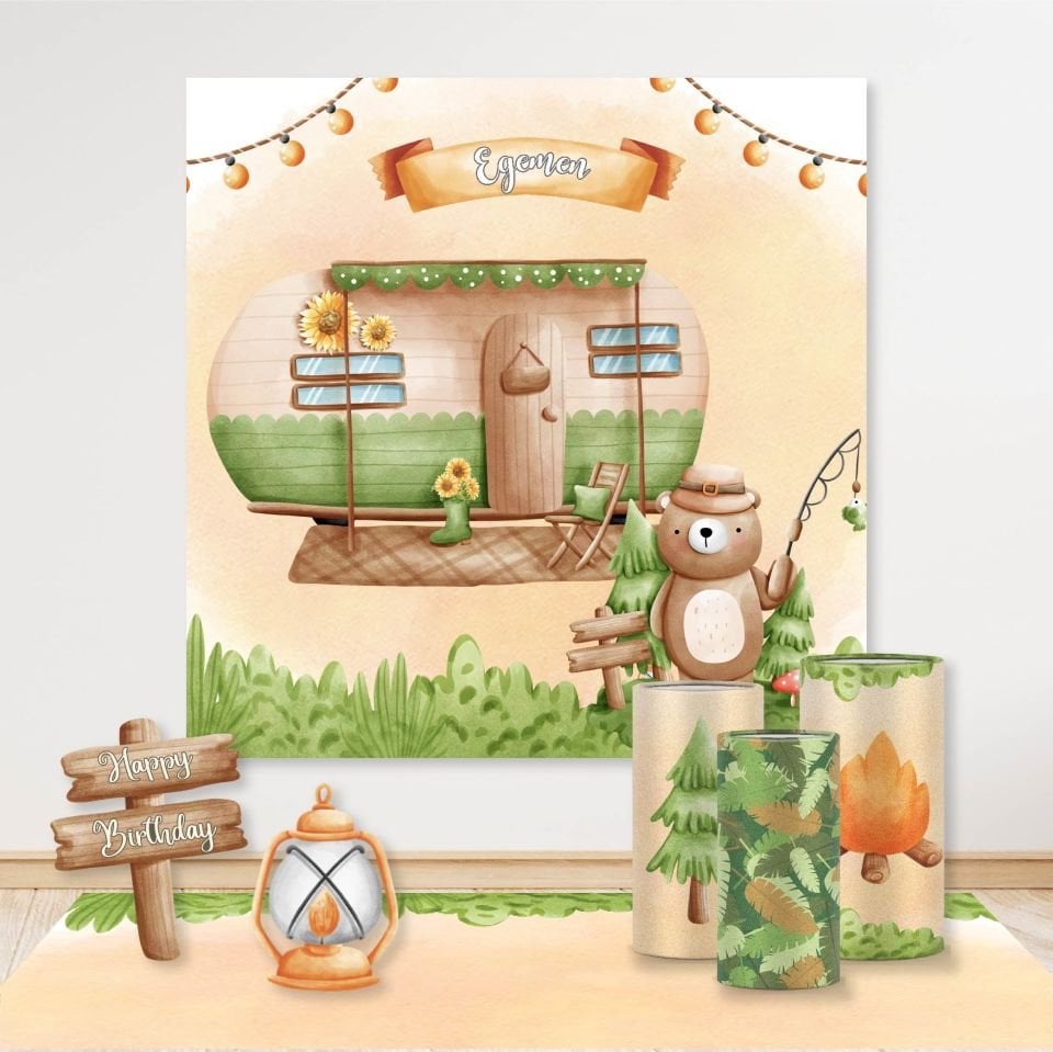 Ayıcık Kampta Konseptli Efsane 1 Paket